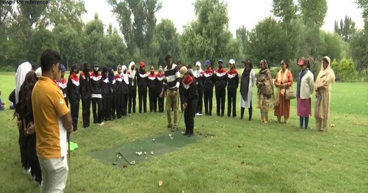 Special Golf training camp organised for govt schoolgirls in J-K